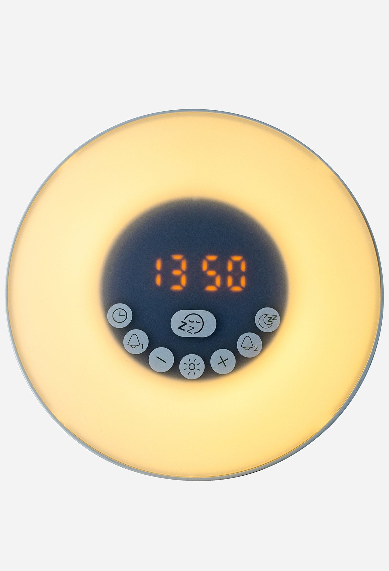 Sunrise to Sunset Alarm Clock with Nature Sounds and Wireless Speaker