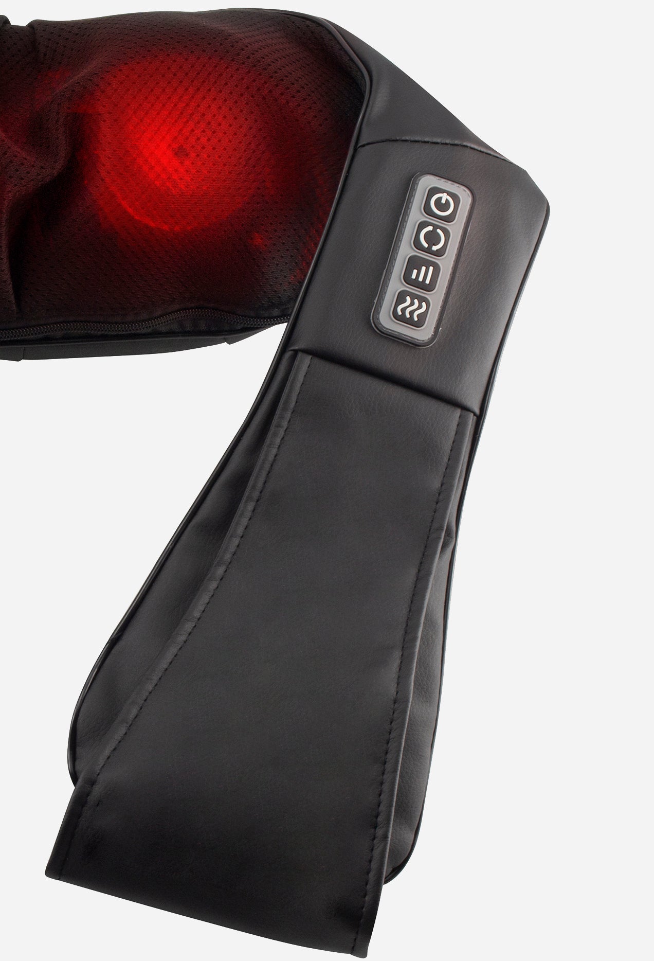 Shiatsu Back and Neck Massager  with Heat | Deep Tissue Kneading Massage for Shoulder Lower Back Calf, Black