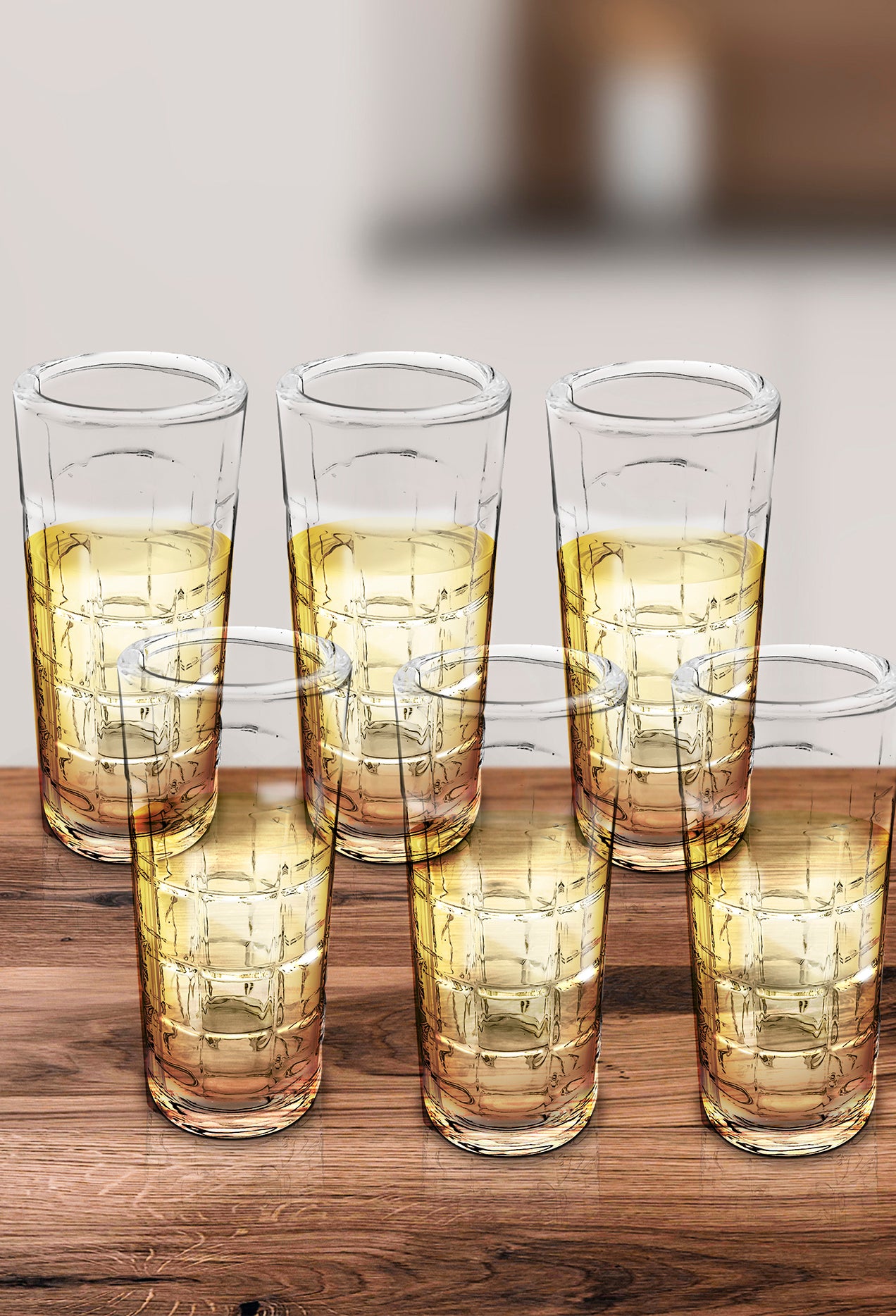 Crystal Shot Glasses Set 6( 2OZ EA)