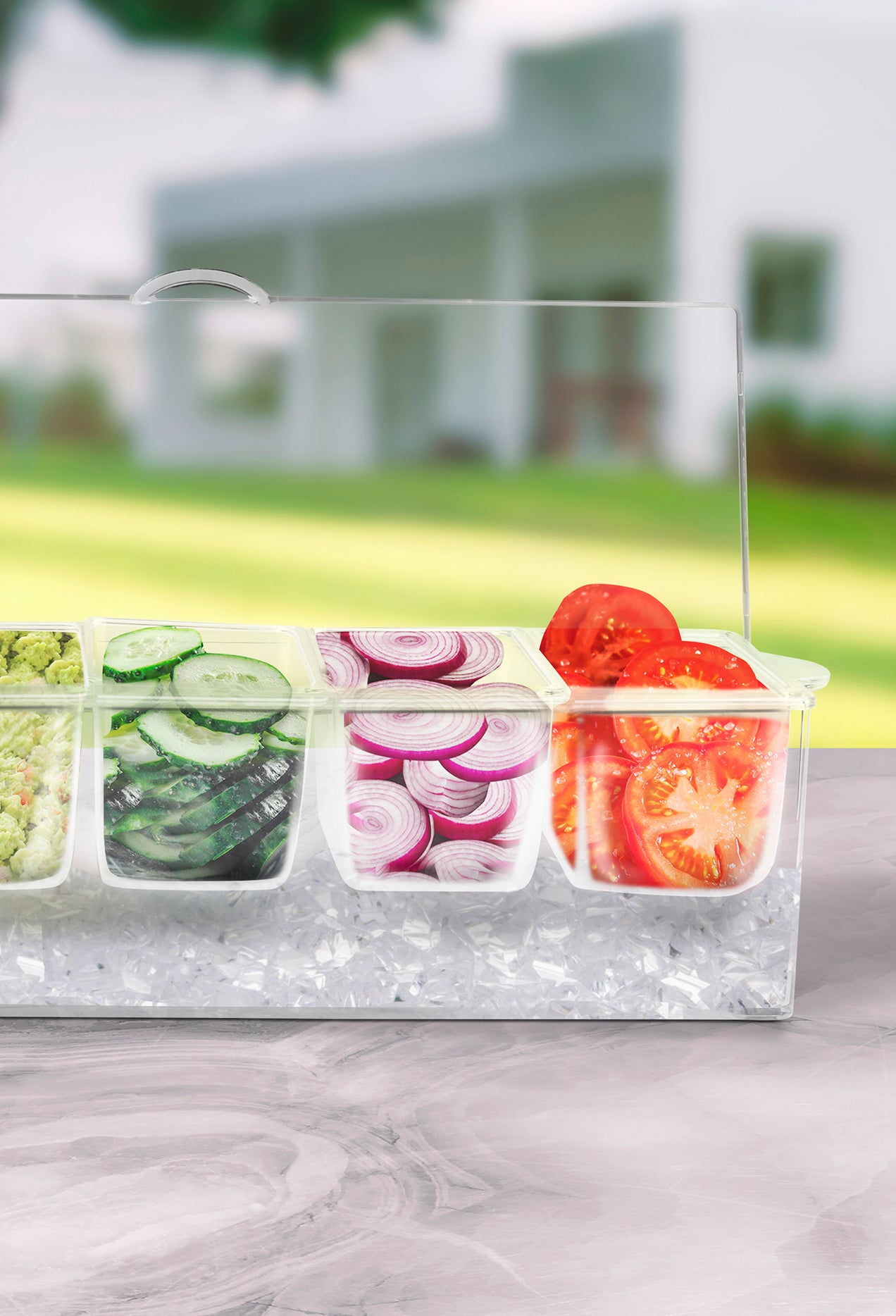 5 Compartment Ice Tray