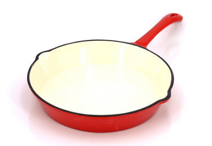 10" Enameled Cast Iron Fry Pan