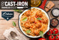 8" Enameled Cast Iron Frying Pan
