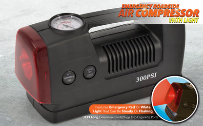 Air Compressor w/ Flashlight