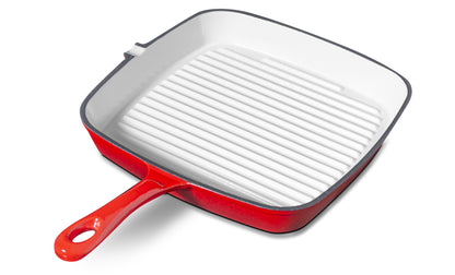 9.5" Enameled Cast Iron Square Skillet