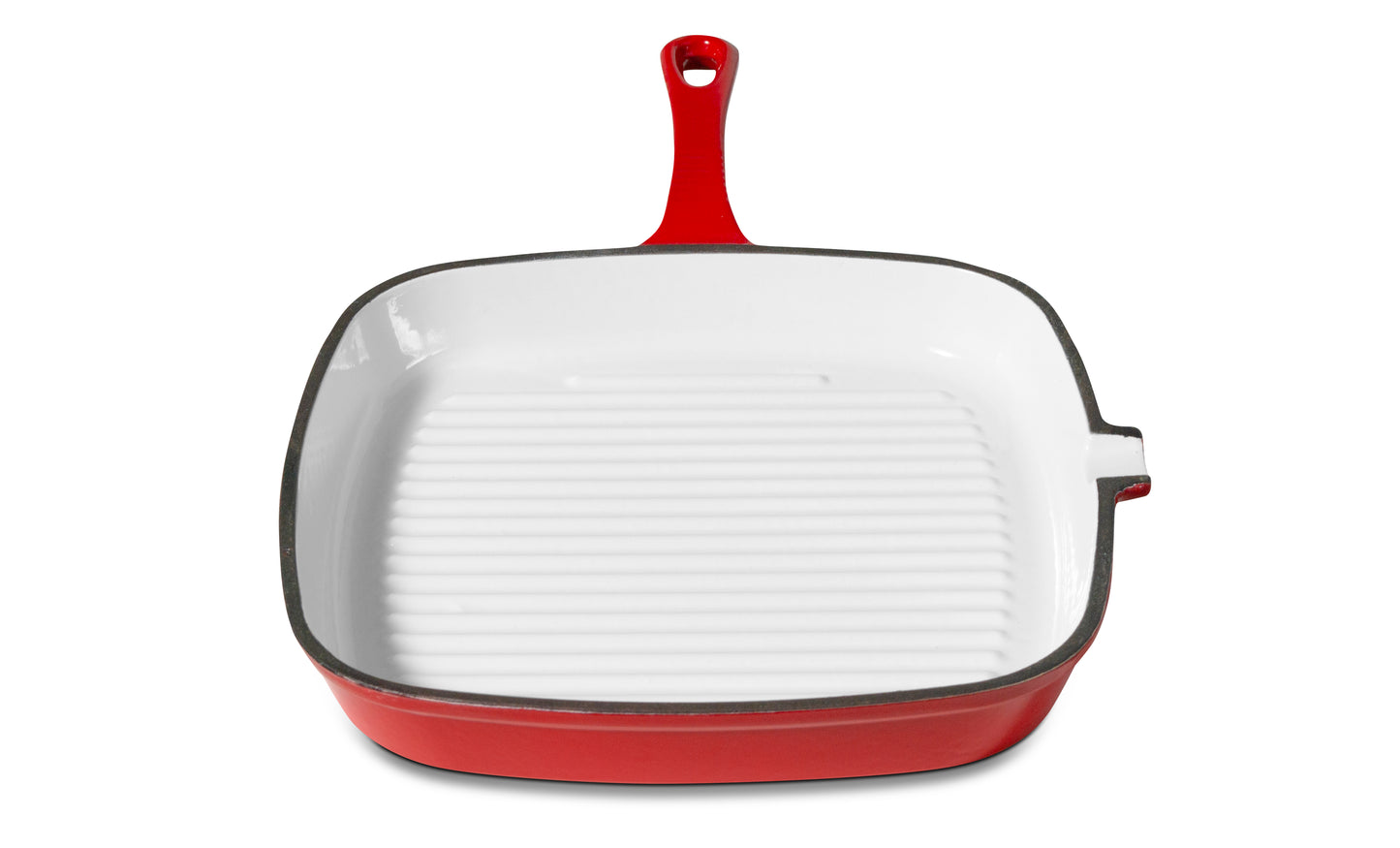 9.5" Enameled Cast Iron Square Skillet