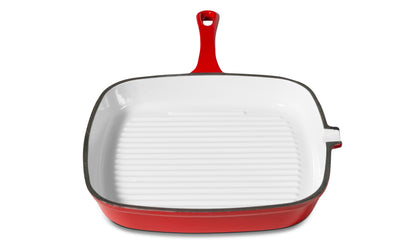 9.5" Enameled Cast Iron Square Skillet