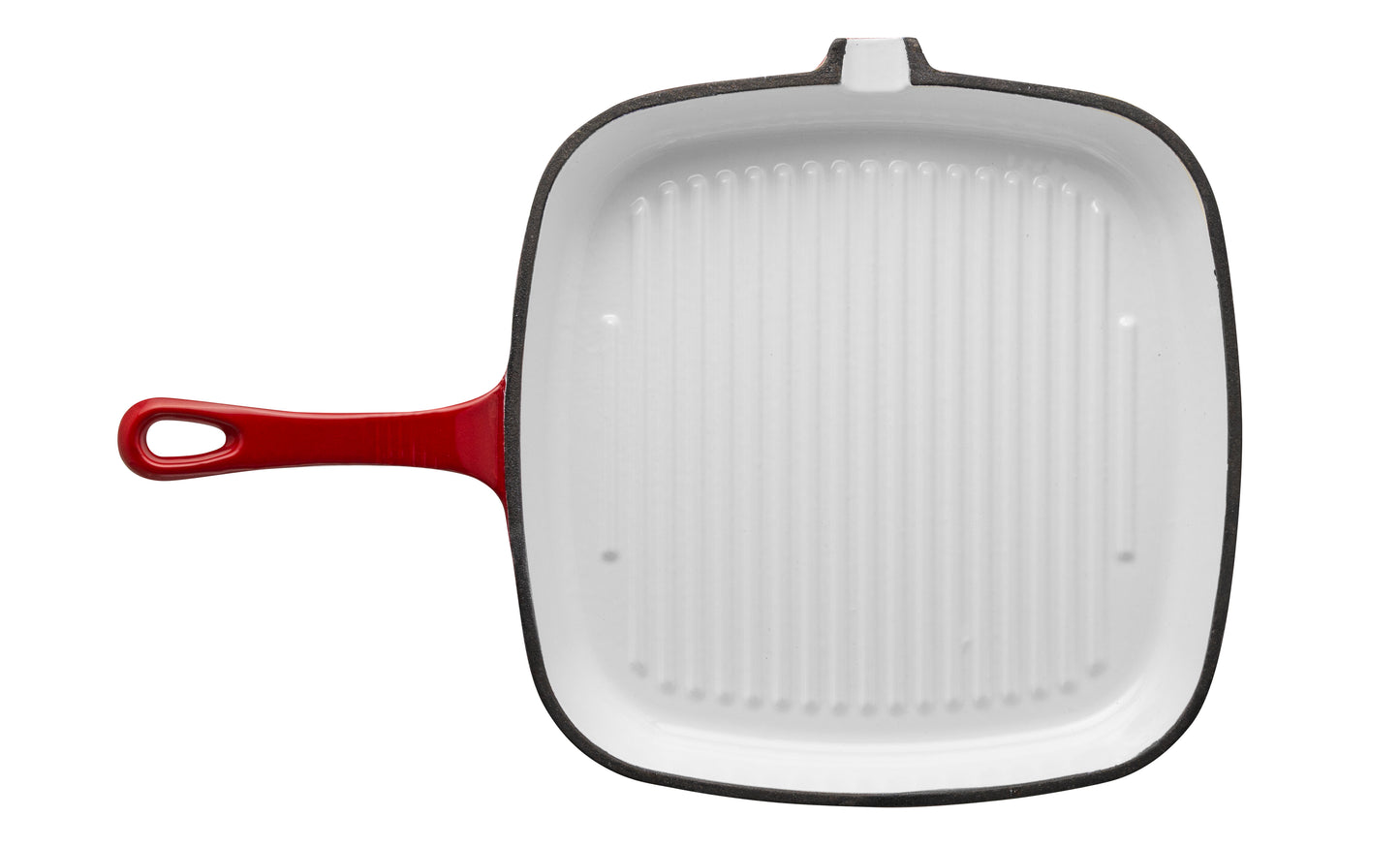 9.5" Enameled Cast Iron Square Skillet