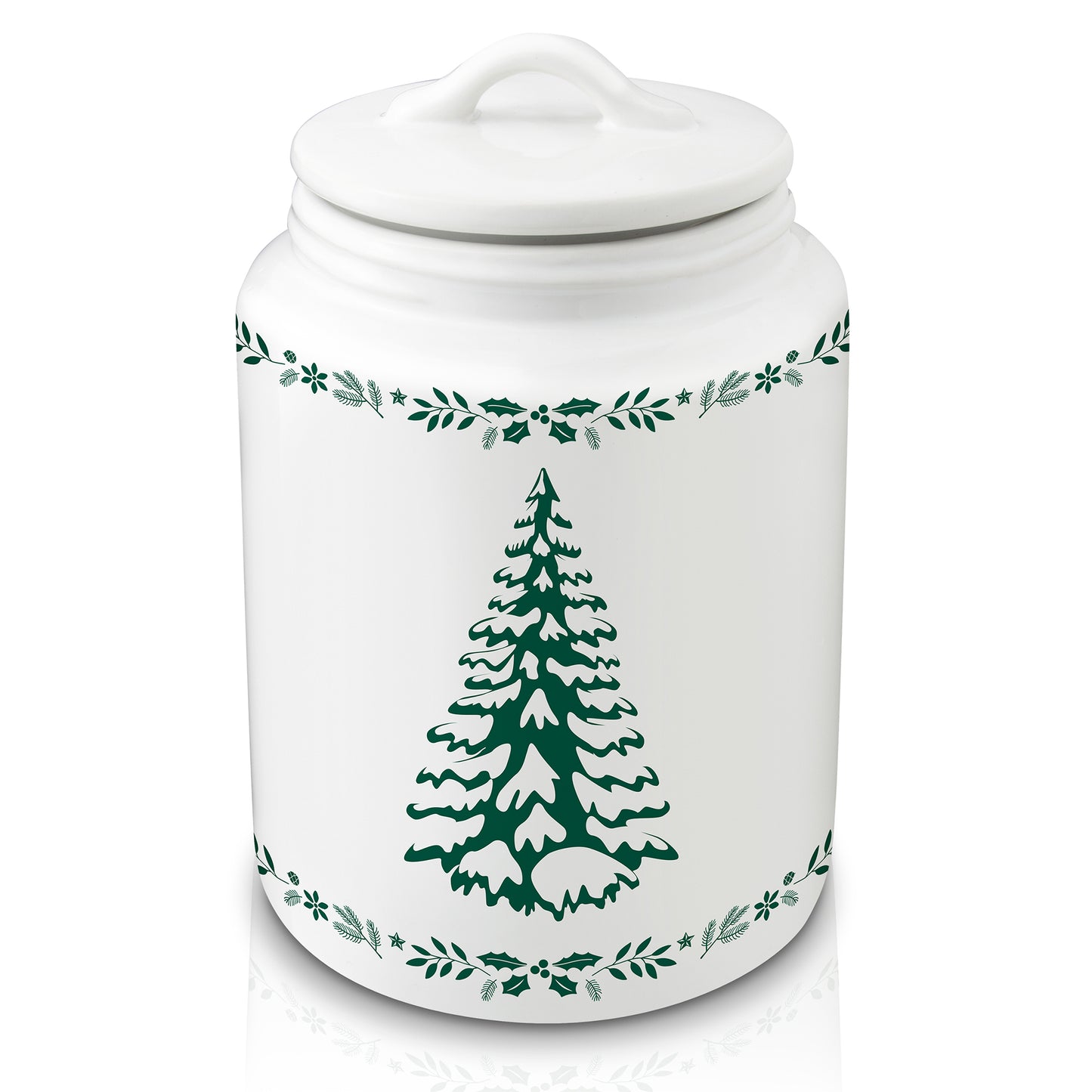 Ceramic Christmas Cookie Jar