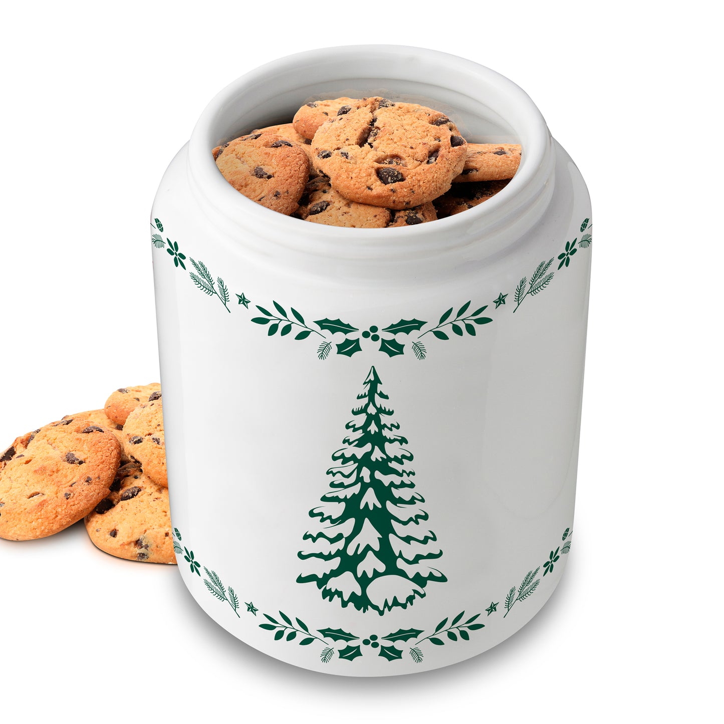 Ceramic Christmas Cookie Jar