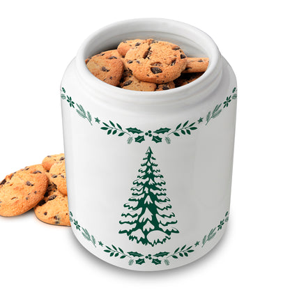Ceramic Christmas Cookie Jar