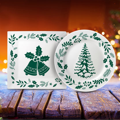Ceramic Christmas Plates