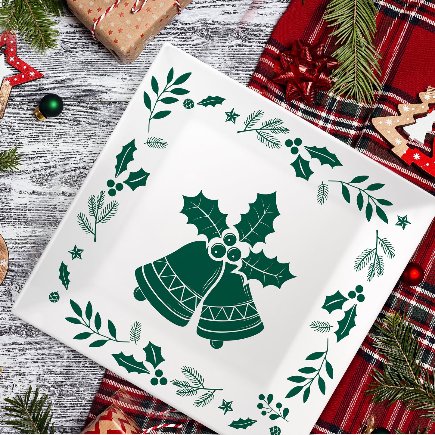 Ceramic Christmas Plates