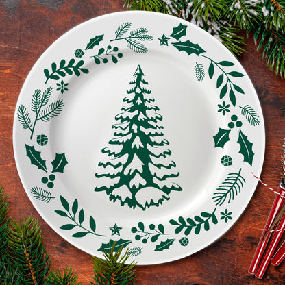 Ceramic Christmas Plates