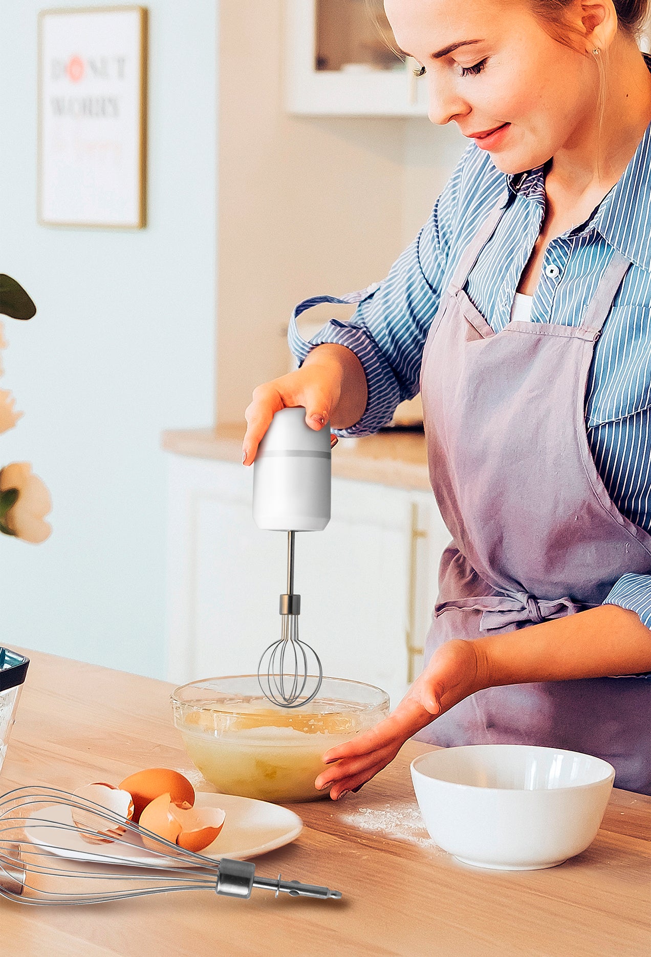 Cordless Hand Mixer for Easy Baking – Perfect for Brownie and Muffin Recipes