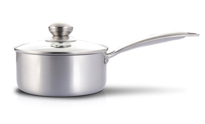 2qt Sauce Pan Stainless Steel Coating Outside