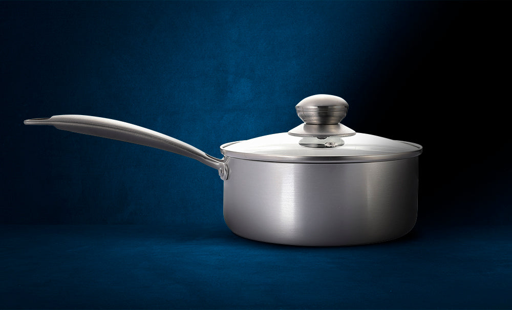 2qt Sauce Pan Stainless Steel Coating Outside