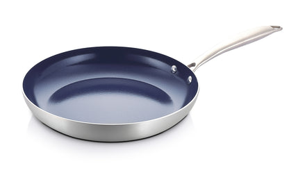 11" Fry Pan Stainless Steel Coating Outside