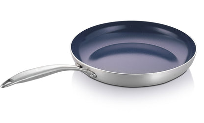 11" Fry Pan Stainless Steel Coating Outside
