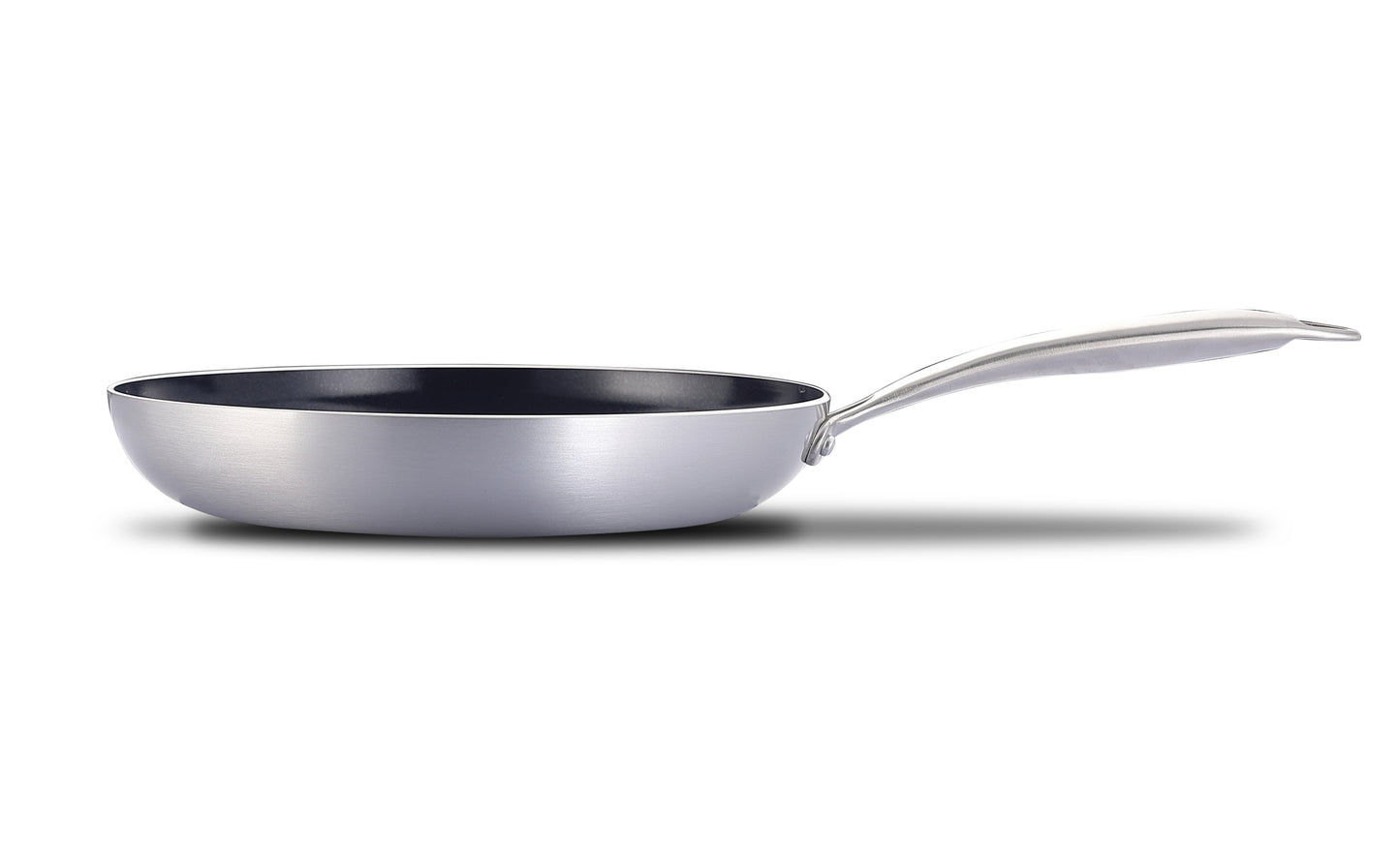 11" Fry Pan Stainless Steel Coating Outside