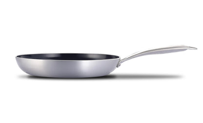 11" Fry Pan Stainless Steel Coating Outside