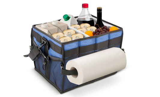 Grill and Picnic Caddy with Paper Towel Holder