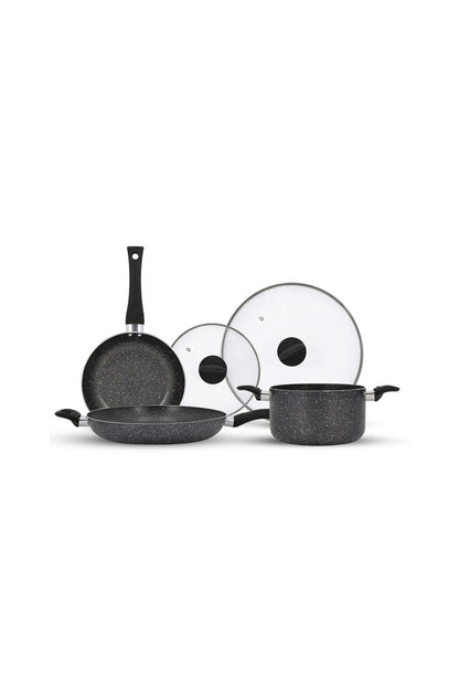 5 Pcs Granite Nonstick Cookware Set 