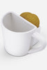 Ceramic Coffee Mug with Cookie or Biscuit Pocket