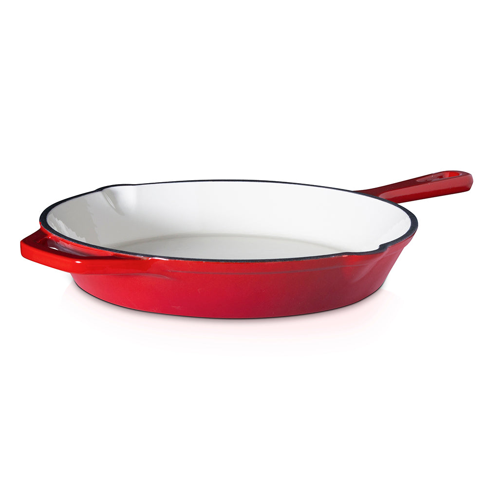 10" Enameled Cast Iron Fry Pan