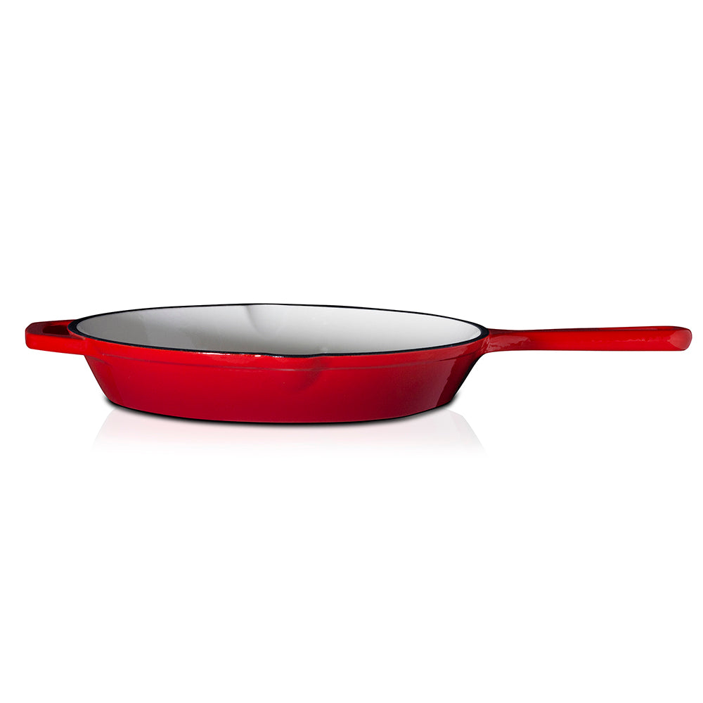 10" Enameled Cast Iron Fry Pan