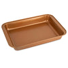 6pc Premium Bake Set (Cake Pans, Cupcake Tray, & Cookie Sheets, 6 Piece) Copper