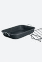 Roaster Pan with Rack Black 16x12"