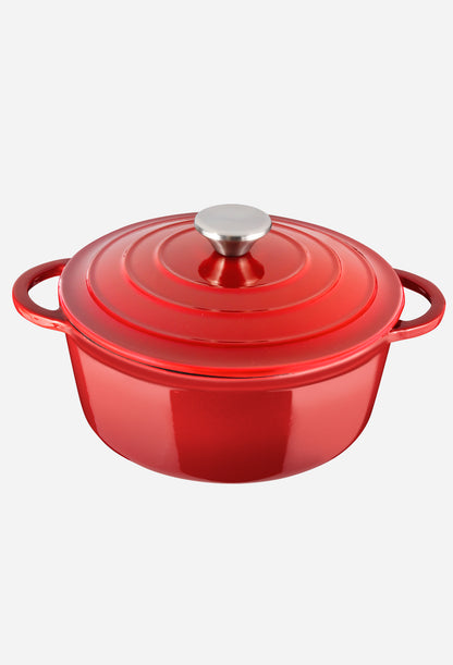 3Q Enameled Cast Iron Dutch Oven