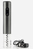 Cordless Rechargeable Wine Opener | Electric Wine Bottle Opener Automatic Corkscrew with LED, Silver