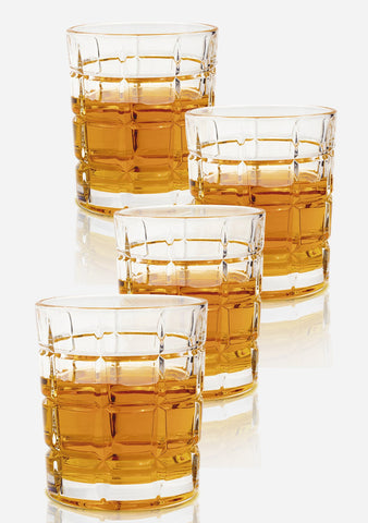 Eternal Whisky Glass with Thick Weighted Bottom Set of 4 