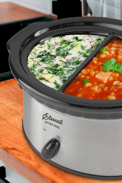 Dual Dip Warmer Slow Cooker