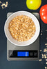 Kitchen Scale for Food with Tare Function Weight Grams and Ounces, 22lb Measure Limit Stainless Steel and Tempered Glass