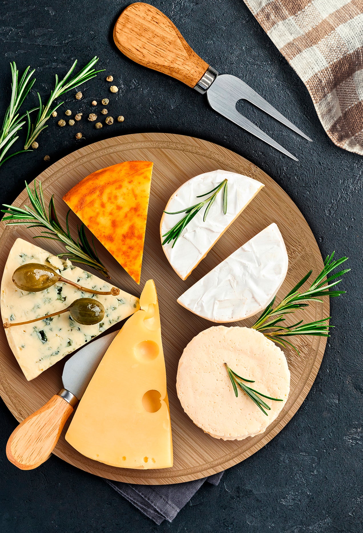 10" Bamboo Cheese Board with Knife Set