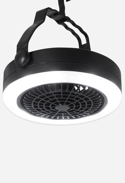 Rechargeable Camping Fan with Led Light