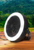 Rechargeable Camping Fan with Led Light
