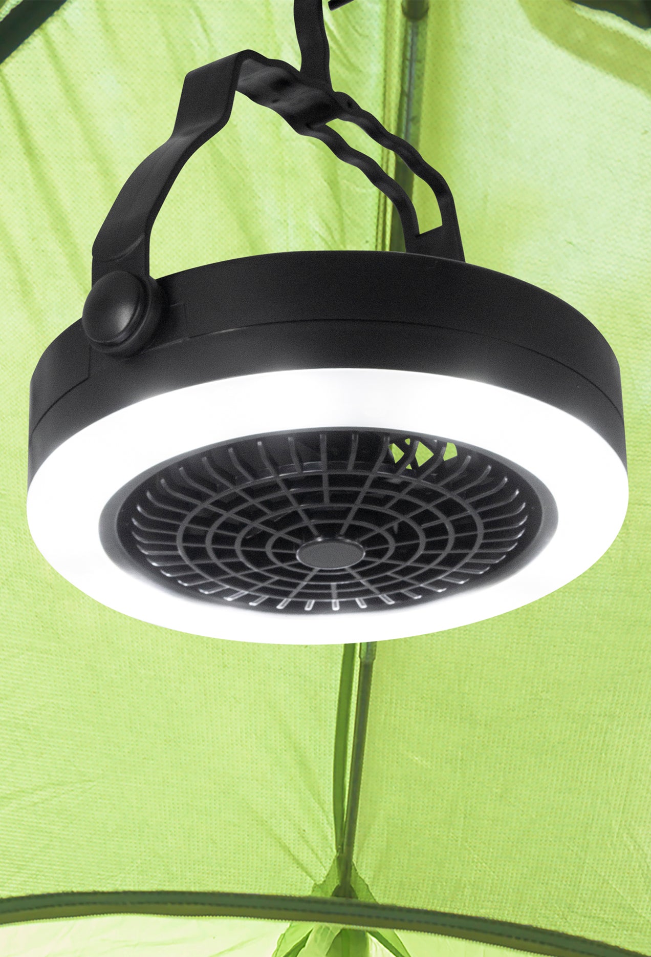 Rechargeable Camping Fan with Led Light